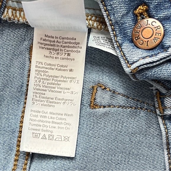 J.Crew Bundle of 2 Jeans 9" High Rise Skinny Women’s Size 29 Stretch Denim Blue - Picture 6 of 9